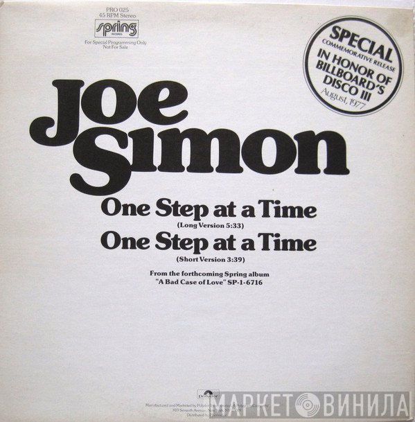 Joe Simon - One Step At A Time