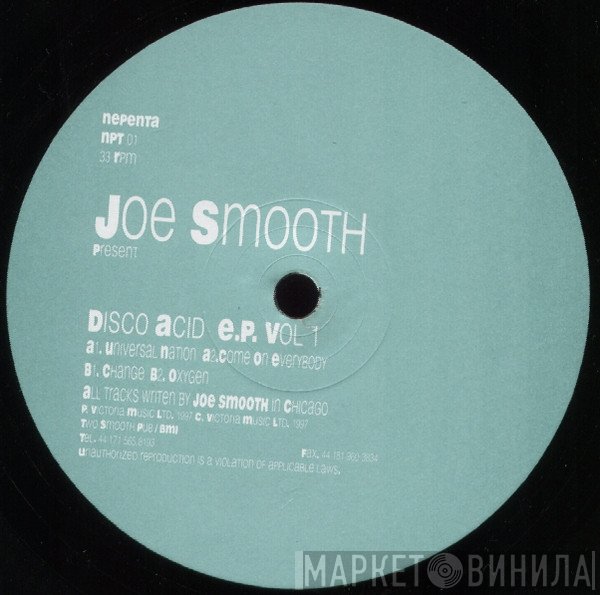 Joe Smooth - Disco Acid EP Vol. 1