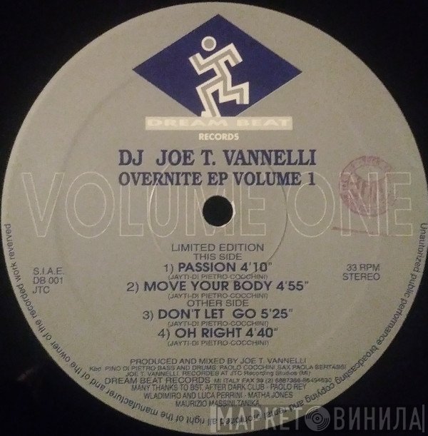 Joe T. Vannelli - Overnite EP Volume 1