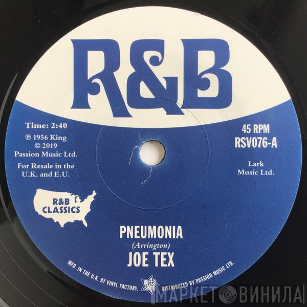 Joe Tex, Little Willie John - Pneumonia / Fever