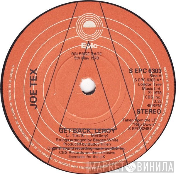 Joe Tex - Get Back Leroy