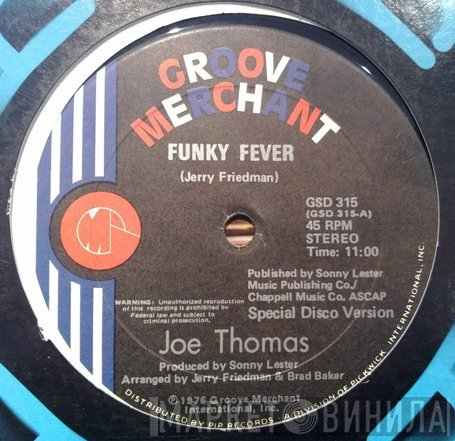 Joe Thomas  - Funky Fever / Polarizer