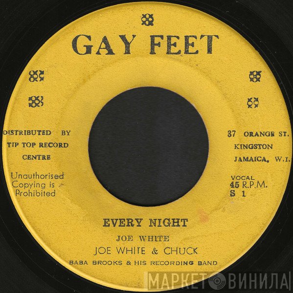 Joe White and Chuck, The Baba Brooks Band - Every Night / 1st Session