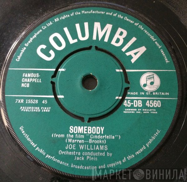 Joe Williams  - Somebody