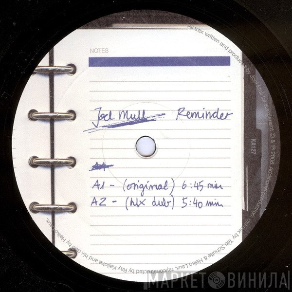 Joel Mull  - Reminder