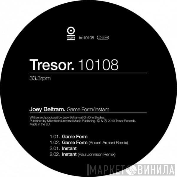 Joey Beltram  - Game Form / Instant