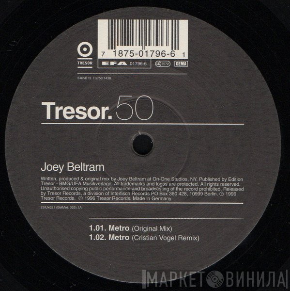 Joey Beltram  - Metro