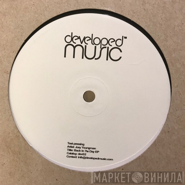 Joey Youngman  - Back In The Day EP