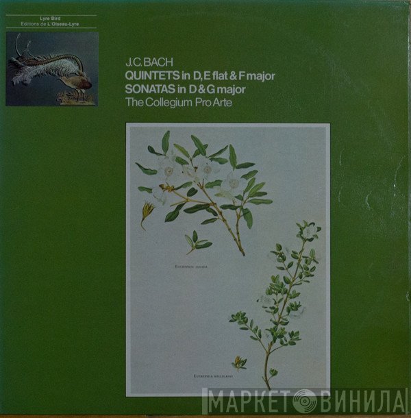 Johann Christian Bach, The Collegium Pro Arte - Quintet In F Major / Quintet In D Major / Sonata In D Major / Sonata In G Major / Quintet In E Flat Major