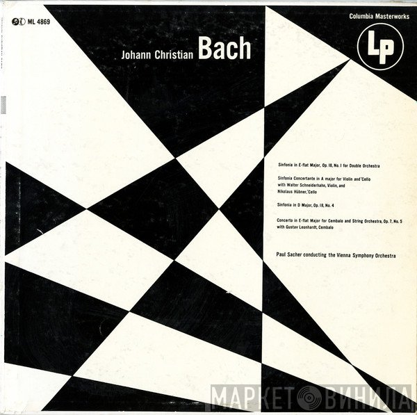Johann Christian Bach - Paul Sacher Conducting Wiener Symphoniker  - Four Compositions