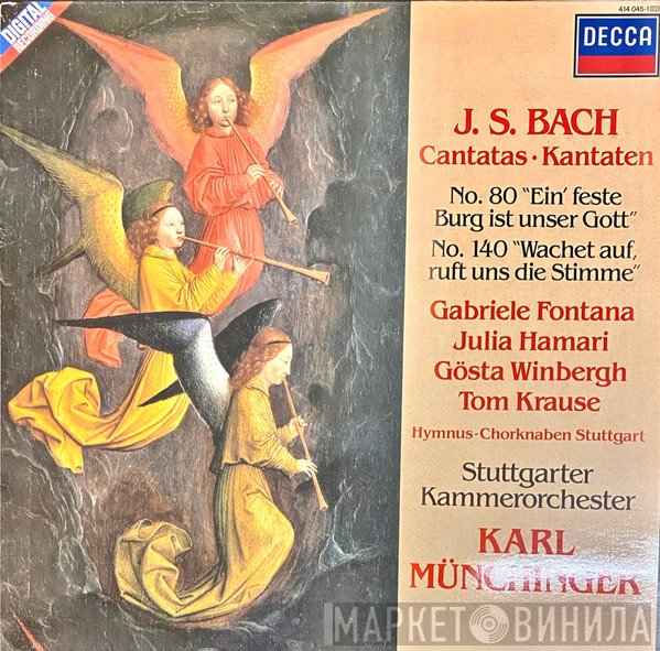 Johann Sebastian Bach, Stuttgarter Kammerorchester, Karl Münchinger, Tom Krause, Julia Hamari, Gabriele Fontana, Gösta Winbergh, Stuttgarter Hymnus-Chorknaben - Cantatas No. 80 