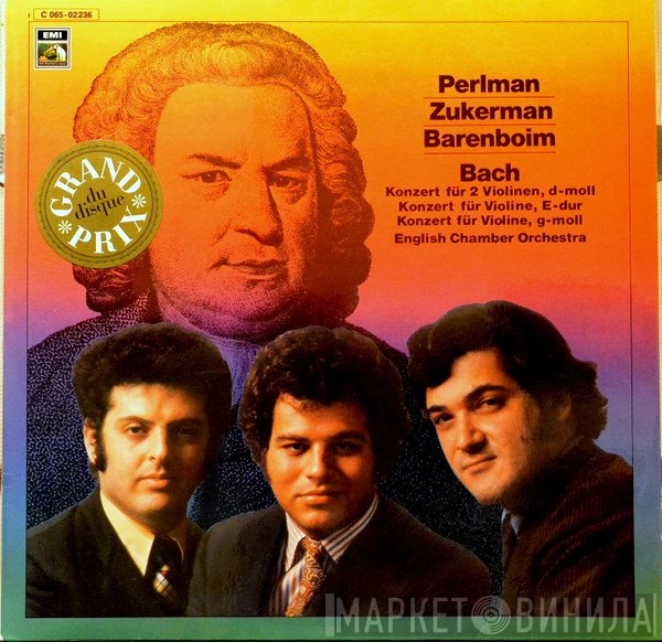 Johann Sebastian Bach, Daniel Barenboim, Itzhak Perlman, Pinchas Zukerman, English Chamber Orchestra - Konzert für 2 Violinen, d-moll, Konzert für Violine, E-dur, Konzert für Violine, G-moll.