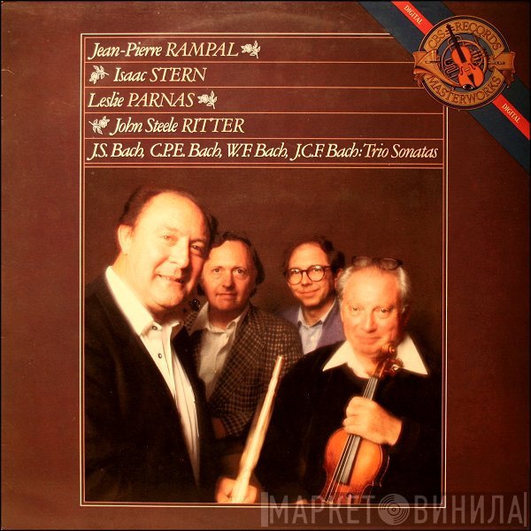 Johann Sebastian Bach, Isaac Stern, Jean-Pierre Rampal, John Steele Ritter, Carl Philipp Emanuel Bach, Johann Christoph Friedrich Bach, Wilhelm Friedemann Bach, Leslie Parnas - Trio Sonatas