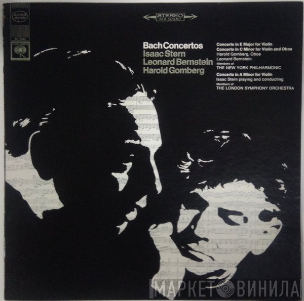 Johann Sebastian Bach, Isaac Stern, Leonard Bernstein, Harold Gomberg  - Concertos