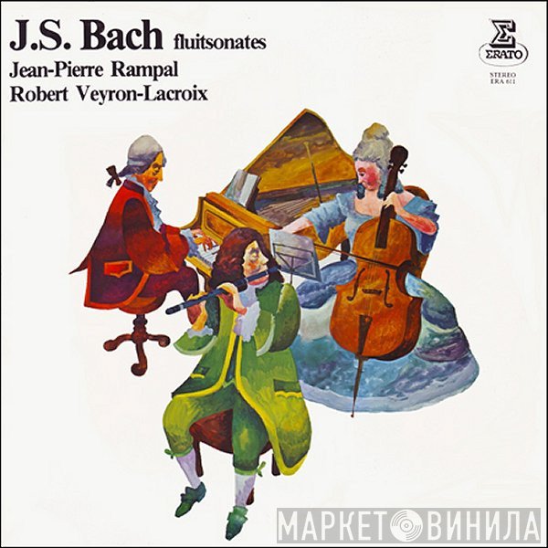 Johann Sebastian Bach, Jean-Pierre Rampal, Robert Veyron-Lacroix  - Fluitsonates