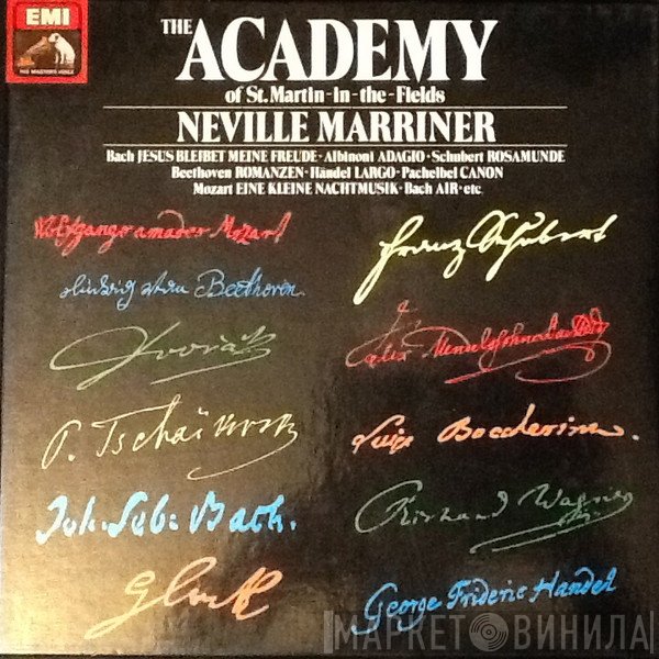 Johann Sebastian Bach, Tomaso Albinoni, Wolfgang Amadeus Mozart, Johann Pachelbel, Franz Schubert, Georg Friedrich Händel, The Academy Of St. Martin-in-the-Fields, Sir Neville Marriner - Bach, Albinoni*, Schubert, Beethoven, Handel, Pachelbel, Mozart