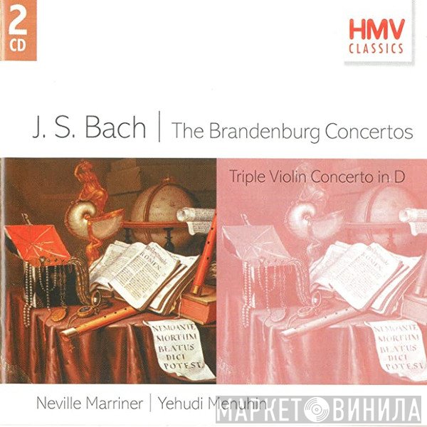 Johann Sebastian Bach, Yehudi Menuhin, Sir Neville Marriner - The Brandenburg Concertos - Triple Violin Concerto In D
