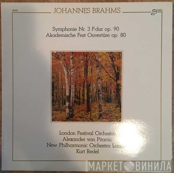 Johannes Brahms, Alexander von Pitamic, London Festival Orchestra  - Symphonie Nr. 3 •/ Akademische Festouvertüre