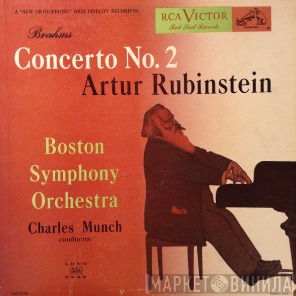 Johannes Brahms / Arthur Rubinstein - Boston Symphony Orchestra, Charles Munch  - Concerto No. 2