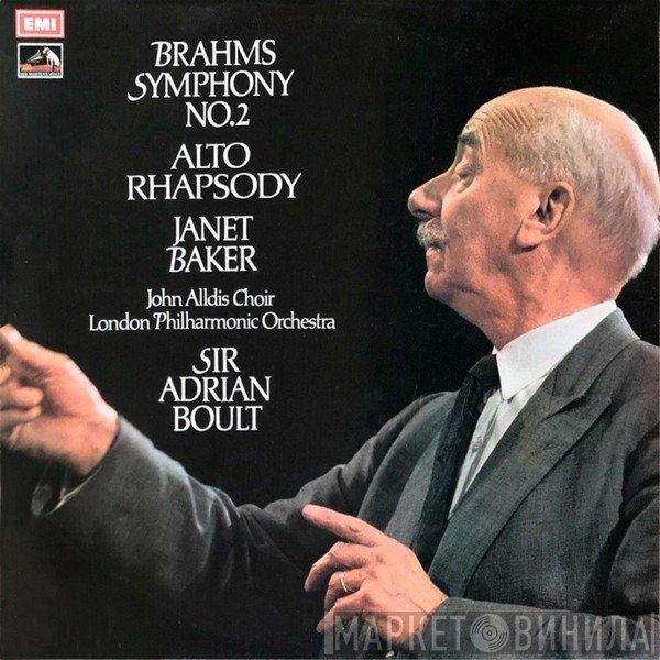 Johannes Brahms, Janet Baker, John Alldis Choir, The London Philharmonic Orchestra, Sir Adrian Boult - Symphony No.2 / Alto Rhapsody