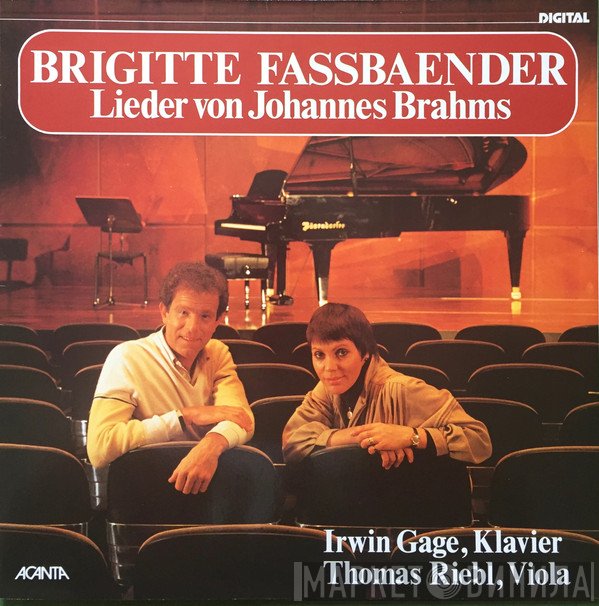 Johannes Brahms, Brigitte Fassbaender, Irwin Gage, Thomas Riebl - Lieder Von Johannes Brahms