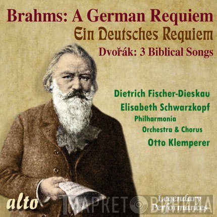Johannes Brahms, Philharmonia Orchestra, Otto Klemperer, Elisabeth Schwarzkopf, Dietrich Fischer-Dieskau, Philharmonia Chorus - A German Requiem = Ein Deutsches Requiem