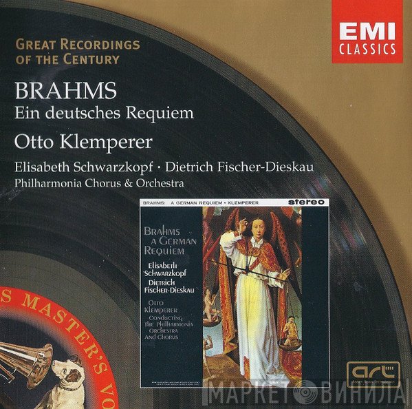 Johannes Brahms, Philharmonia Orchestra, Otto Klemperer, Elisabeth Schwarzkopf, Dietrich Fischer-Dieskau, Philharmonia Chorus - Ein Deutsches Requiem