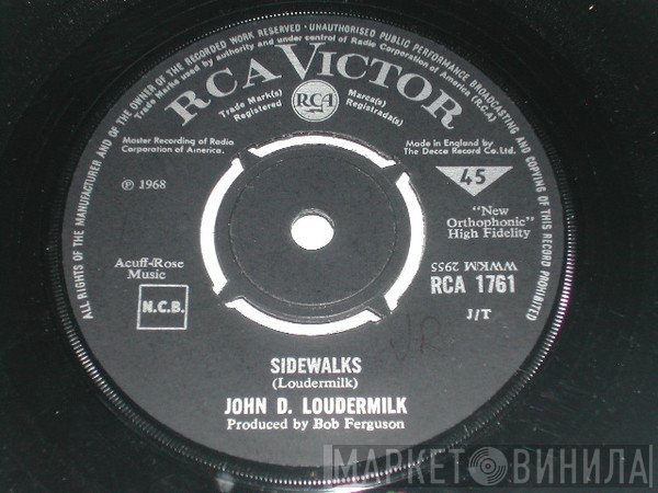 John D. Loudermilk - Sidewalks / The Odd Folks Of Okracoke
