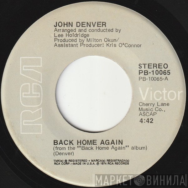 John Denver  - Back Home Again