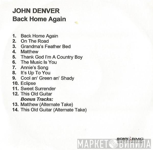 John Denver - Back Home Again