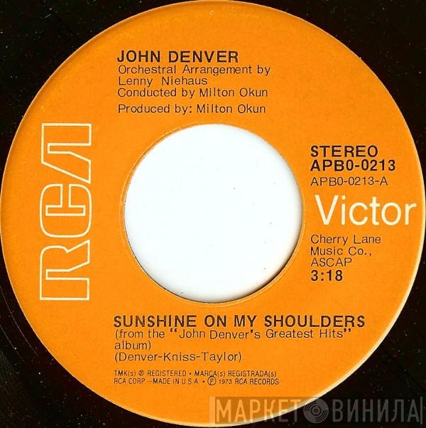 John Denver - Sunshine On My Shoulders