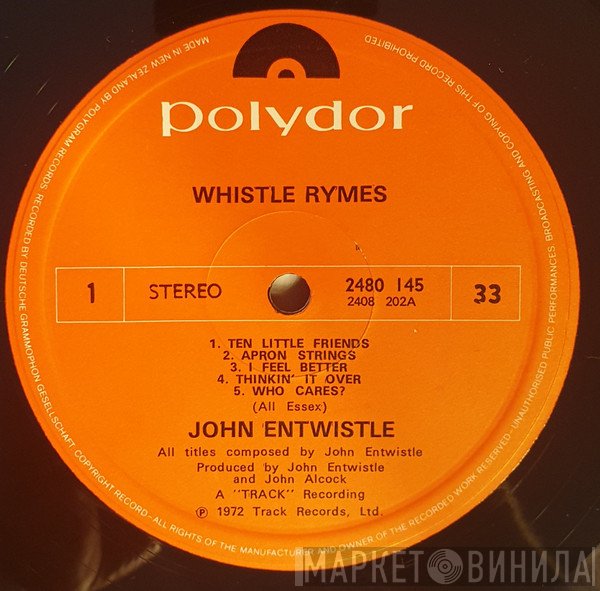 John Entwistle  - Whistle Rymes
