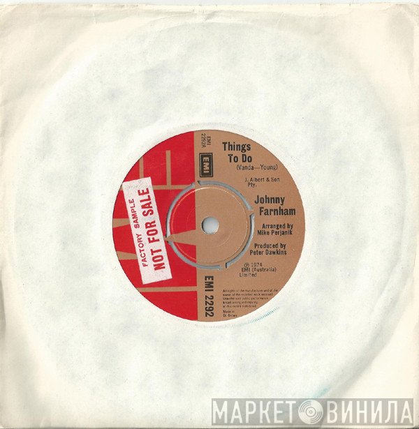 John Farnham  - Things To Do