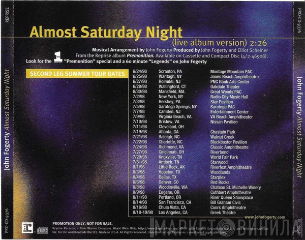 John Fogerty  - Almost Saturday Night