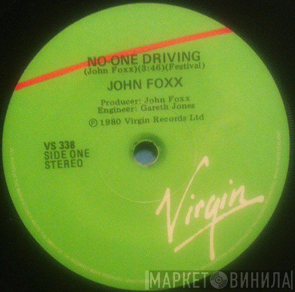 John Foxx  - No-One Driving