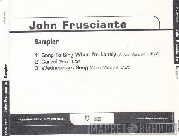 John Frusciante  - Sampler
