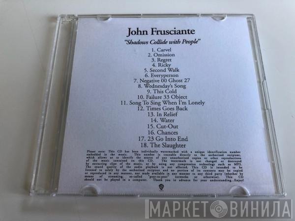 John Frusciante  - Shadows Collide With People