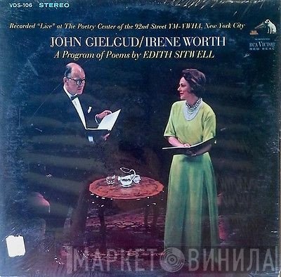 John Gielgud / Irene Worth / Edith Sitwell  - A Program Of Poems By Edith Sitwell