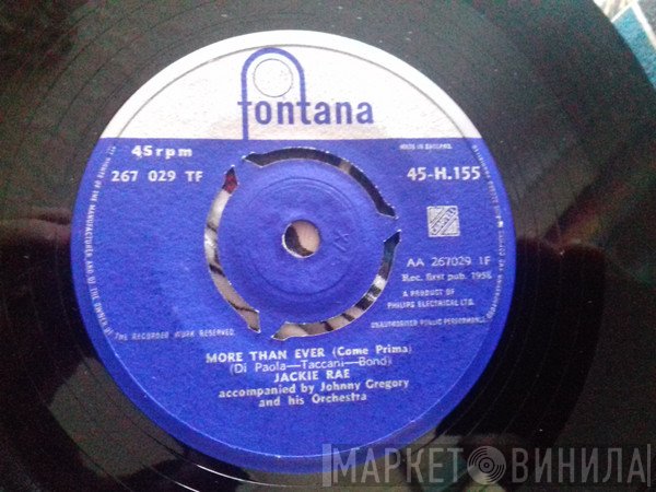 John Gregory And His Orchestra, Jackie Rae - More Than Ever (Come Prima)