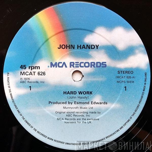 John Handy  - Hard Work