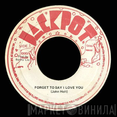 John Holt, The Aggrovators - Forget To Say I Love You