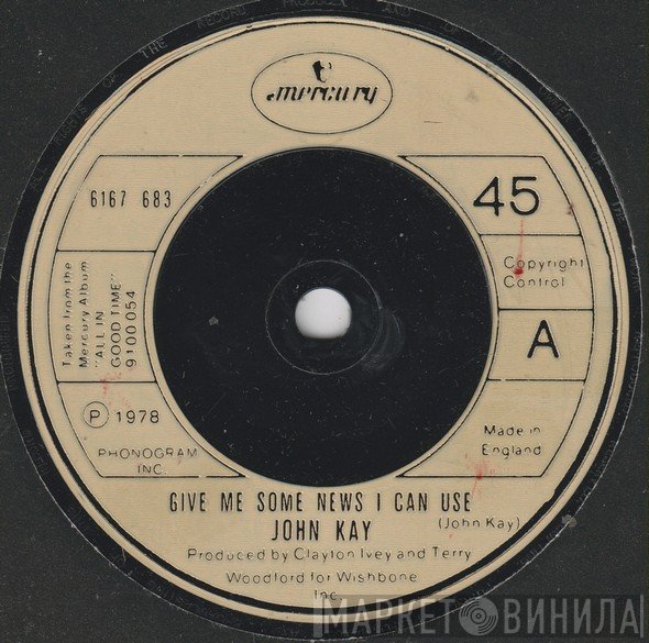 John Kay - Give Me Some News I Can Use