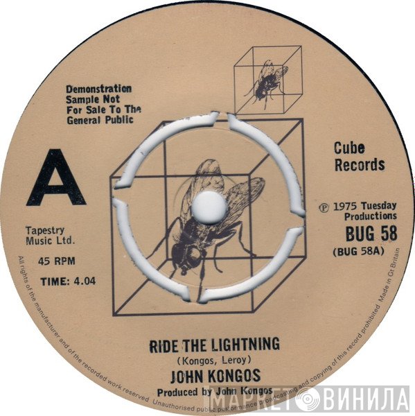 John Kongos  - Ride The Lightning