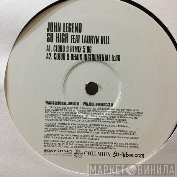 John Legend - So High