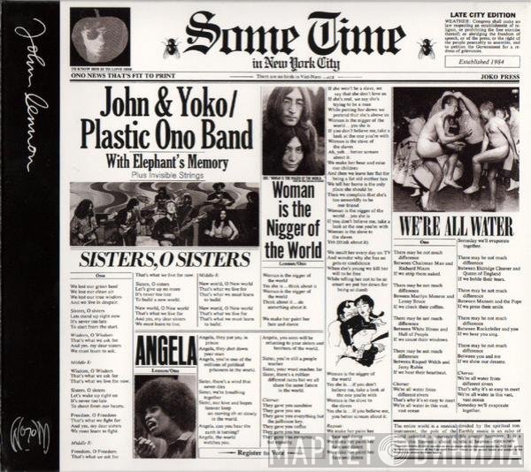 John Lennon & Yoko Ono / The Plastic Ono Band With Elephants Memory Plus Invisible Strings  - Some Time In New York City