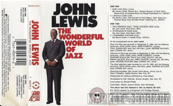 John Lewis  - The Wonderful World Of Jazz