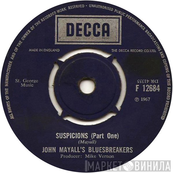 John Mayall & The Bluesbreakers  - Suspicions