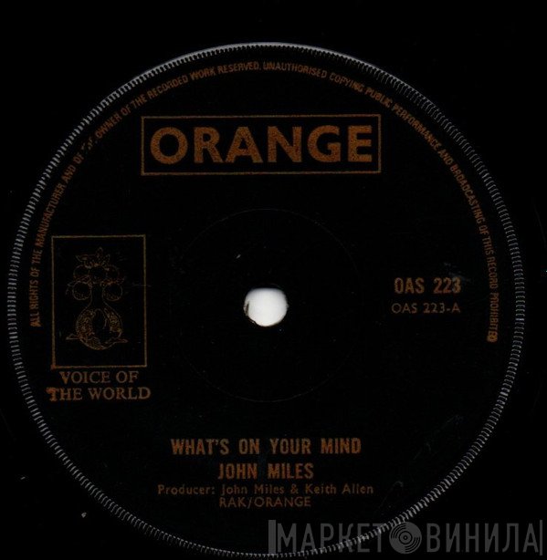 John Miles - What's On Your Mind / Rock 'N' Roll Band