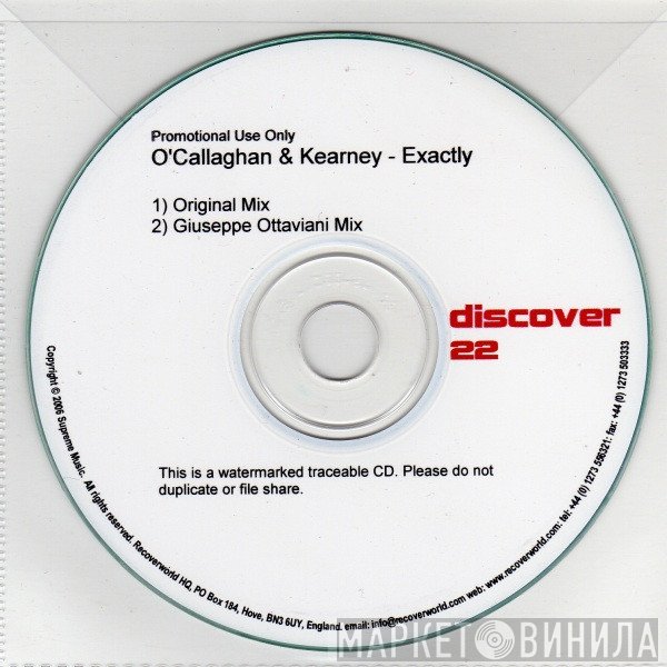 John O'Callaghan & Bryan Kearney  - Exactly