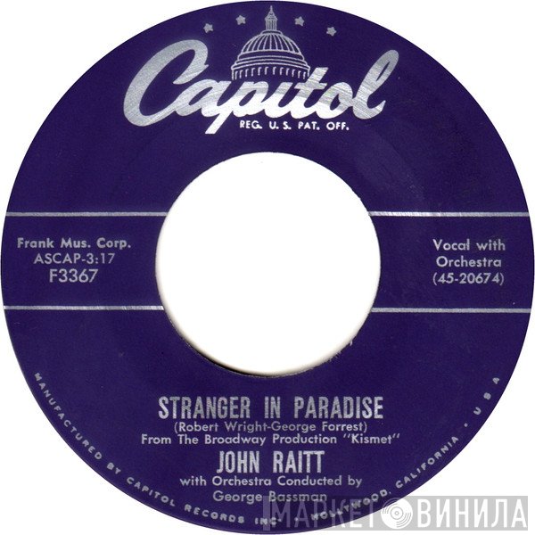 John Raitt  - Stranger In Paradise